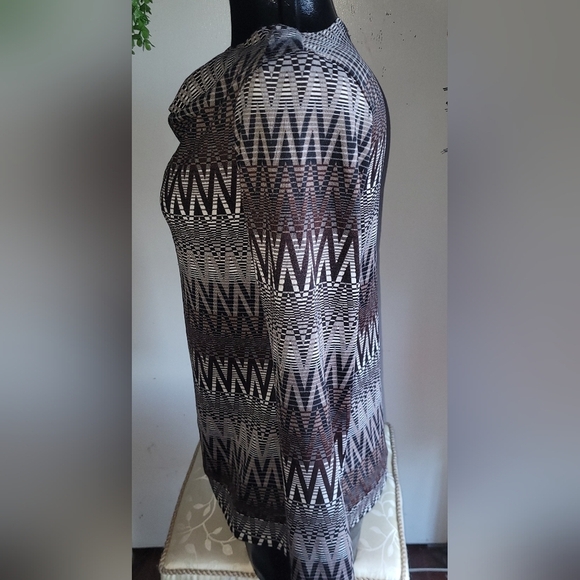 Nicole Benisti Signature Collection Zigzag Patterned Top - Picture 5 of 7